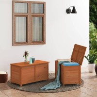 vidaXL Patio Cushion Box Brown 39.4