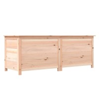Vidaxl Patio Cushion Box 59.1X19.7X22 Solid Wood Fir
