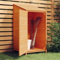 vidaXL Garden Shed Brown 21.7