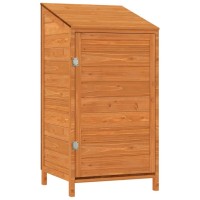 vidaXL Garden Shed Brown 21.7