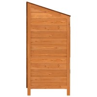 vidaXL Garden Shed Brown 21.7