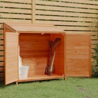 vidaXL Garden Shed Brown 40.2