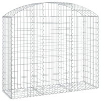 vidaXL Arched Gabion Basket 59.1