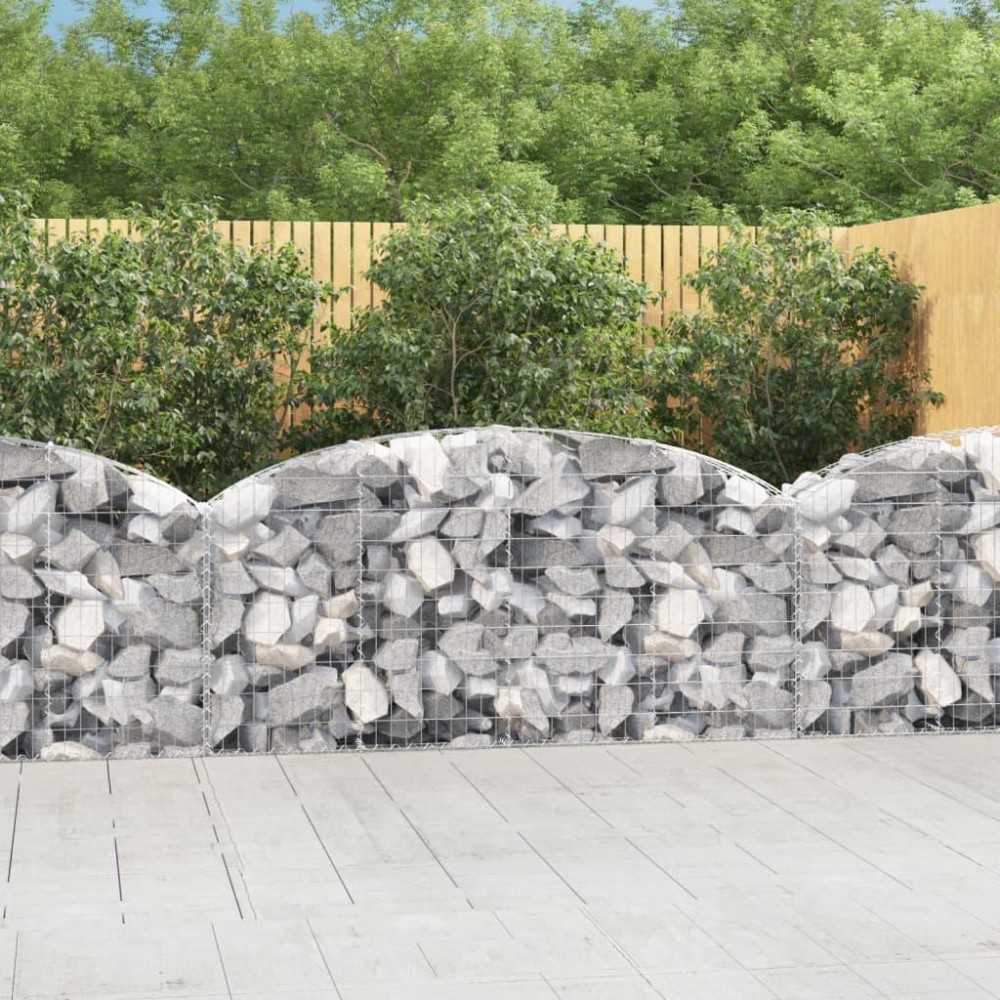 vidaXL Arched Gabion Basket 78.7