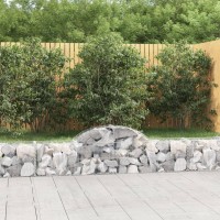 vidaXL Arched Gabion Basket 78.7