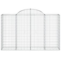 vidaXL Arched Gabion Basket 78.7