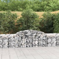 vidaXL Arched Gabion Basket 118.1