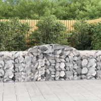 vidaXL Arched Gabion Basket 118.1