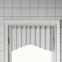 Vidaxl Curtain Rails 2 Pcs White And Silver 35.4-53.1 Aluminum