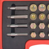 Oil Drain Plug Sump Damaged Thread Repair Kit 64 pcs M13 M15 M17 M20