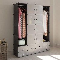 Modular Cabinet With 18 Compartments 14.6X57.5X71