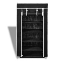 Fabric Shoe Cabinet with Cover 23