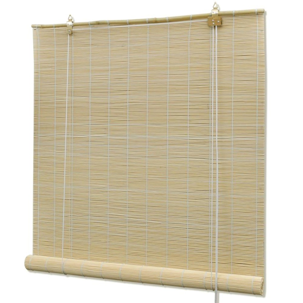 vidaXL Natural Bamboo Roller Blinds 47.2