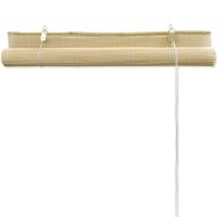 vidaXL Natural Bamboo Roller Blinds 59.1