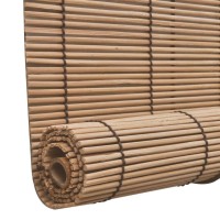 vidaXL Brown Bamboo Roller Blinds 39.4