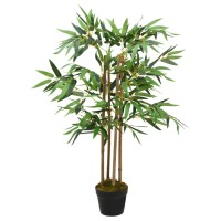 vidaXL Artificial Bamboo Plant Twiggy with Pot 35.4