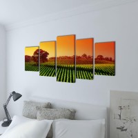 Canvas Wall Print Set Fields 79