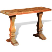 vidaXL Console Table Solid Reclaimed Wood