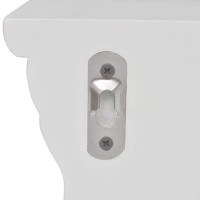 vidaXL Wall Shelves 2 pcs White