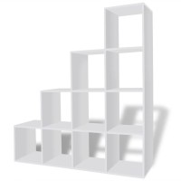 vidaXL Staircase Bookcase/Display Shelf 55.9