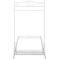 vidaXL Clothing Rack White Steel