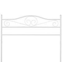 vidaXL Clothing Rack White Steel