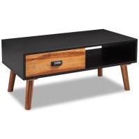 vidaXL Solid Acacia Wood Coffee Table 35.4