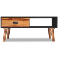 vidaXL Solid Acacia Wood Coffee Table 35.4