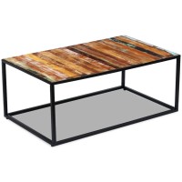 vidaXL Coffee Table Solid Reclaimed Wood 39.4