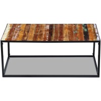 vidaXL Coffee Table Solid Reclaimed Wood 39.4