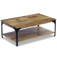 Vidaxl Coffee Table Mango Wood 39.4X23.6X15