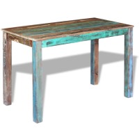 vidaXL Dining Table Solid Reclaimed Wood 45.3