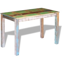 vidaXL Dining Table Solid Reclaimed Wood 45.3