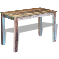 vidaXL Dining Table Solid Reclaimed Wood 45.3