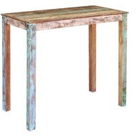 Vidaxl Bar Table Solid Reclaimed Wood 45.3X23.6X42