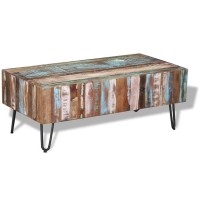 vidaXL Coffee Table Solid Reclaimed Wood 39.4