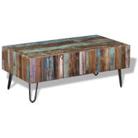 vidaXL Coffee Table Solid Reclaimed Wood 39.4