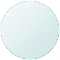 Vidaxl Table Top Tempered Glass Round 23.6