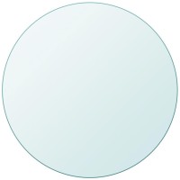 vidaXL Table Top Tempered Glass Round 31.5