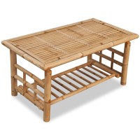 vidaXL Coffee Table Bamboo 35.4