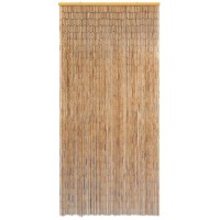 vidaXL Door Curtain Bamboo 35.4