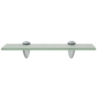 vidaXL Floating Shelf Glass 11.8