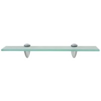 vidaXL Floating Shelf Glass 15.7