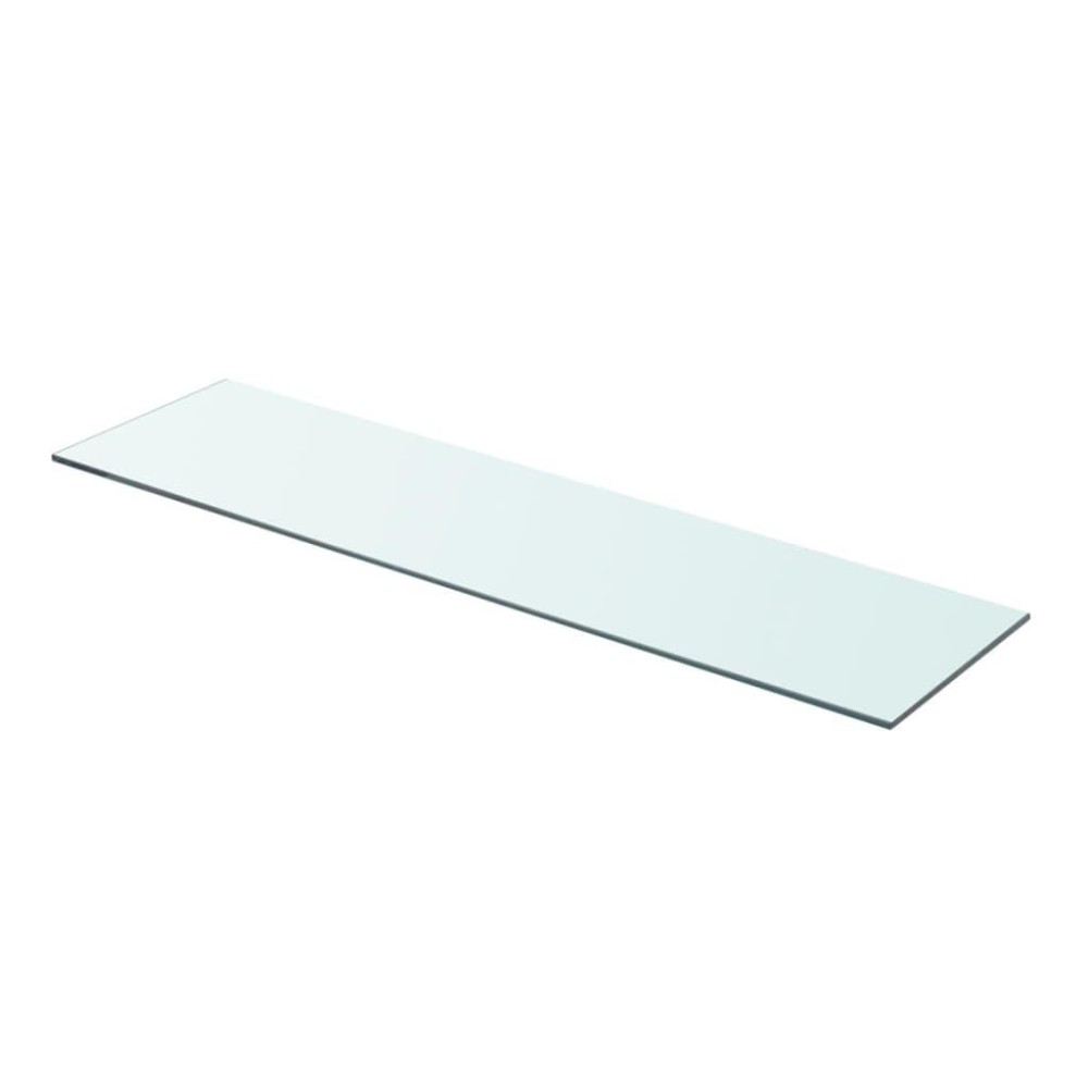 vidaXL Shelf Panel Glass Clear 31.5