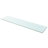 Vidaxl Shelf Panel Glass Clear 43.3X9.8