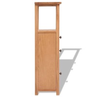 vidaXL Corner Cabinet Solid Oak Wood 10.2