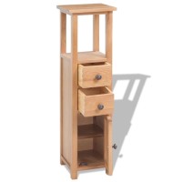 vidaXL Corner Cabinet Solid Oak Wood 10.2