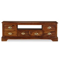 Vidaxl Tv Cabinet 47.2X15.7X11.8 Solid Sheesham Wood