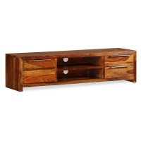 vidaXL TV Stand Solid Wood Sheesham 47.2