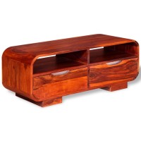 Vidaxl Coffee Table Solid Sheesham Wood 35.4X15.7X13.8